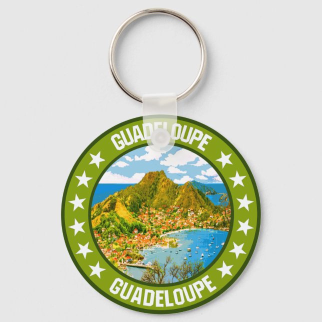 Guadeloupe Nyckelring (Framsida)