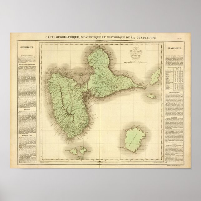 Guadeloupe Poster (Framsidan)