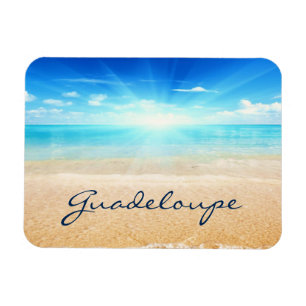 Guadeloupe-soluppgång Magnet