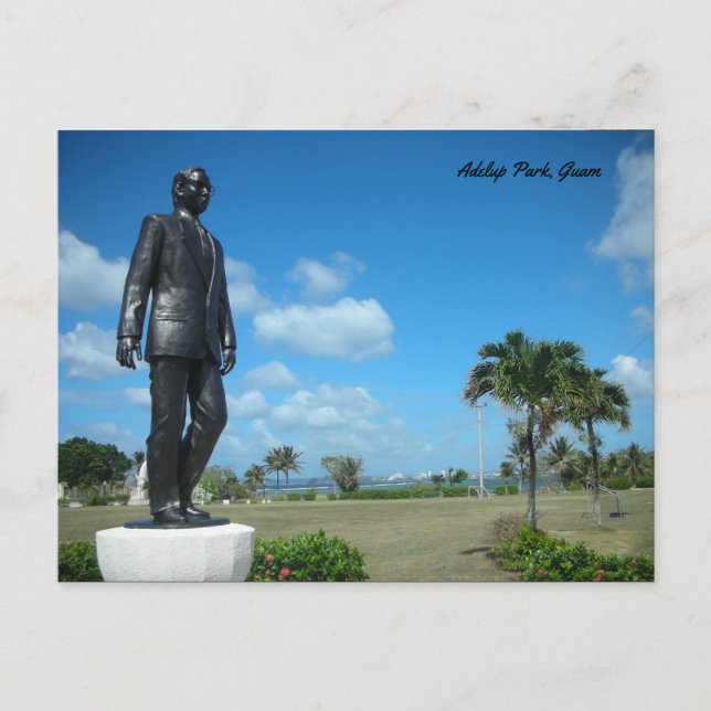 GUAM 671 Adelup Park Guam Vykort (Framsida)