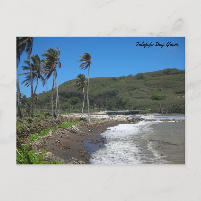 GUAM 671 Talafofo Bay Vykort (Framsida)