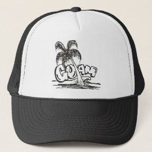 guam b&w truckerkeps