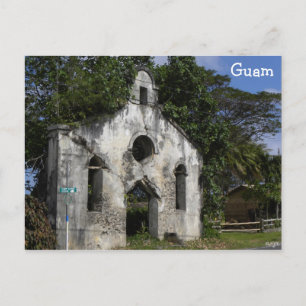 Guam Baptist Church Ruins Vykort