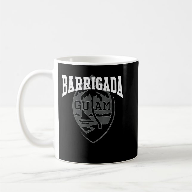 Guam Barrigada Guam Seal Chamorro Gifts Guamanian Kaffemugg (Vänster)