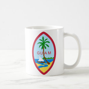 GUAM - emblem/flagga/vapensköld/symbol Kaffemugg