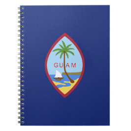 Guam flagga anteckningsbok