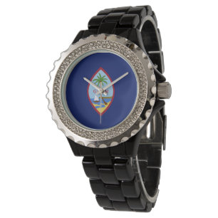 Guam flagga armbandsur