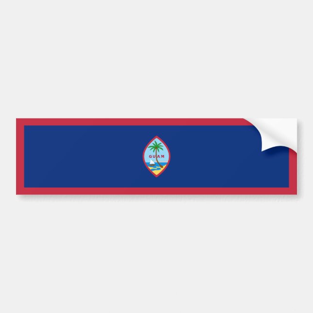 Guam Flagga Bildekal (Framsidan)