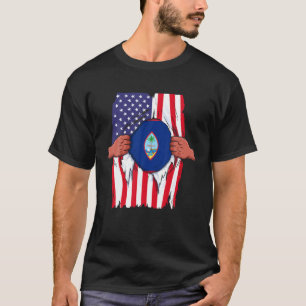 Guam Flagga Blood Inside Me Home Pride Guamanian A T Shirt