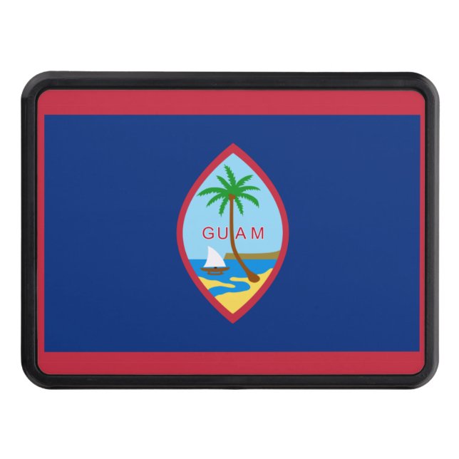 Guam flagga dragkroksskydd (Framsidan)