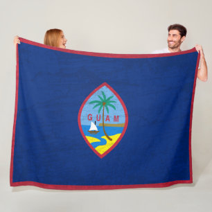 Guam Flagga - ett teaterverk av Guamanias arv Fleecefilt