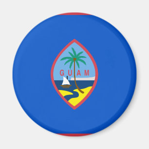 Guam flagga GU Magnet