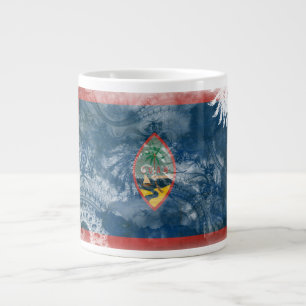 Guam Flagga Jumbo Mugg
