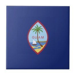 Guam flagga kakelplatta