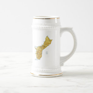 Guam Flagga ~ Karta Mugg