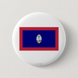 Guam flagga knapp