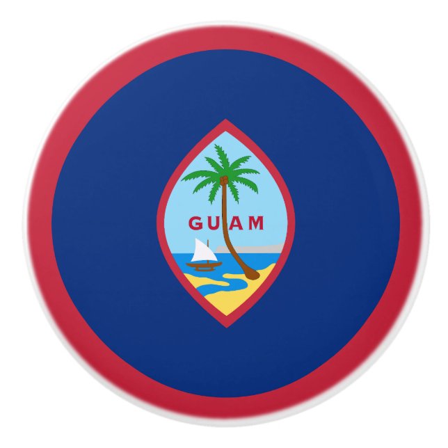 Guam Flagga Knopp (Framsidan)