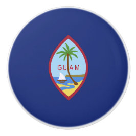 Guam flagga knopp