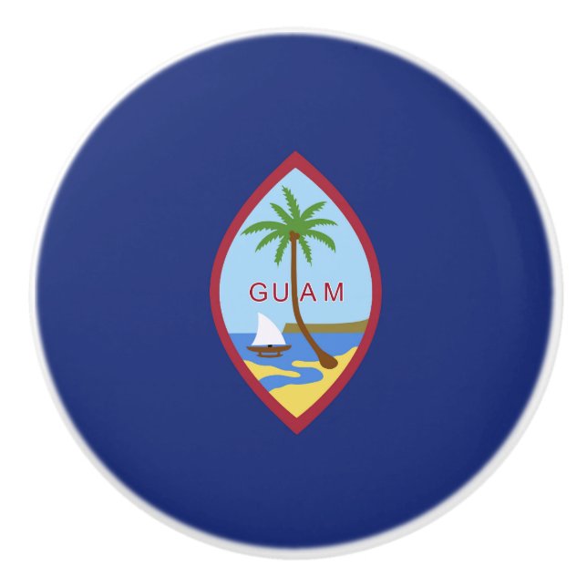 Guam flagga knopp (Framsidan)
