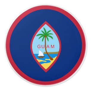 Guam flagga knopp