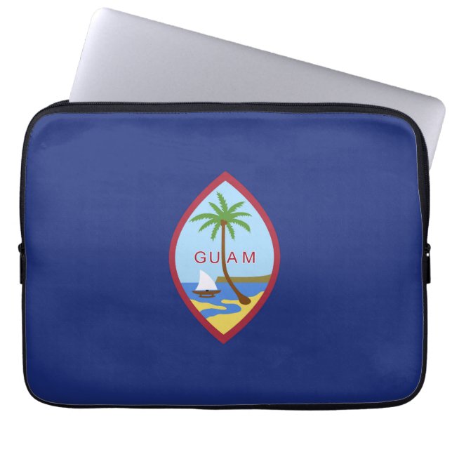 Guam flagga laptop fodral (Framsidan)