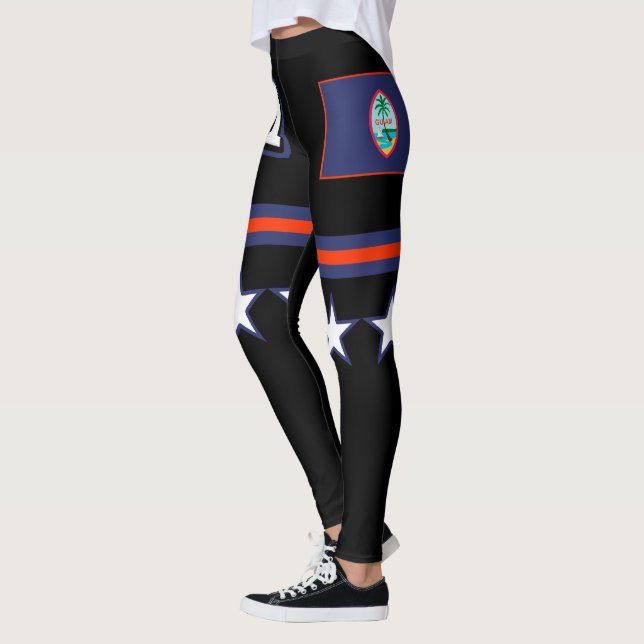 Guam flagga leggings (Vänster)