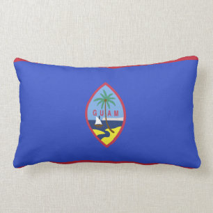 Guam flagga lumbarkudde