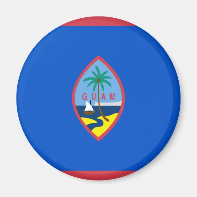 Guam Flagga Magnet (Framsidan)