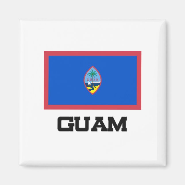 Guam Flagga Magnet (Framsidan)