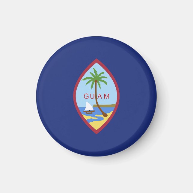 Guam flagga magnet (Framsidan)