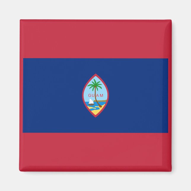 Guam Flagga Magnet (Framsidan)