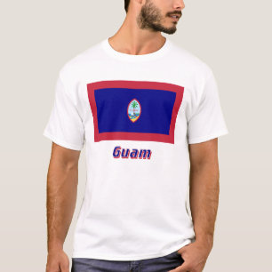 Guam flagga med namn tee