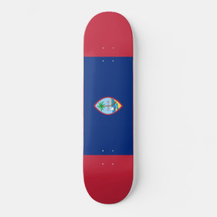 Guam Flagga Mini Skateboard Bräda 18,5 Cm
