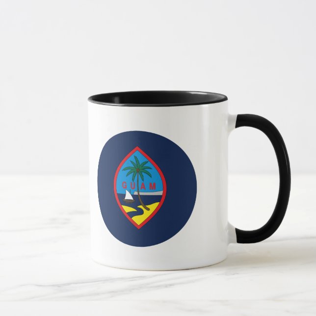 Guam flagga mugg (Höger)