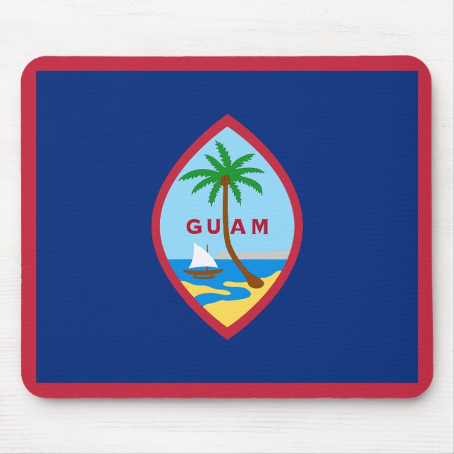 Guam Flagga Musmatta (Framsidan)