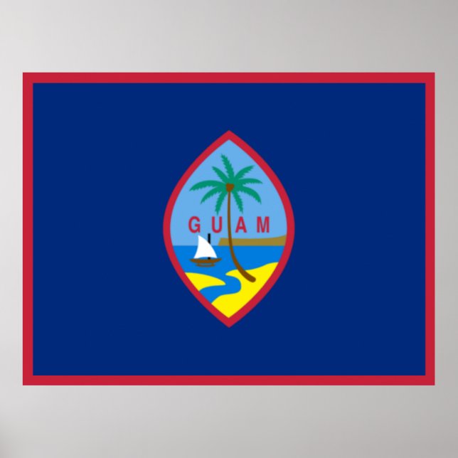 Guam Flagga Poster (Framsidan)