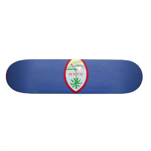 Guam flagga skateboard bräda 20 cm