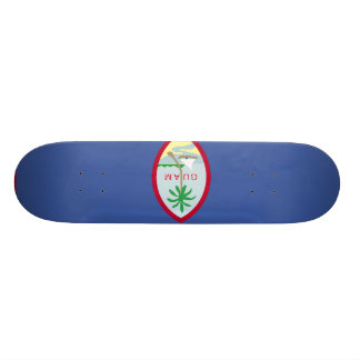 Guam flagga skateboard bräda 20 cm