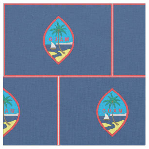 GUAM flagga - Tyg