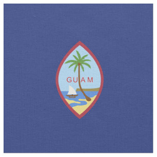 Guam flagga tyg