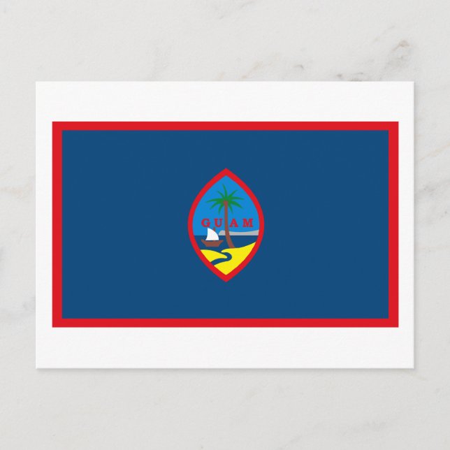 Guam Flagga vykort (Framsida)
