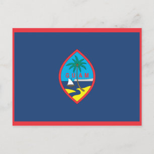 GUAM FLAGGA VYKORT