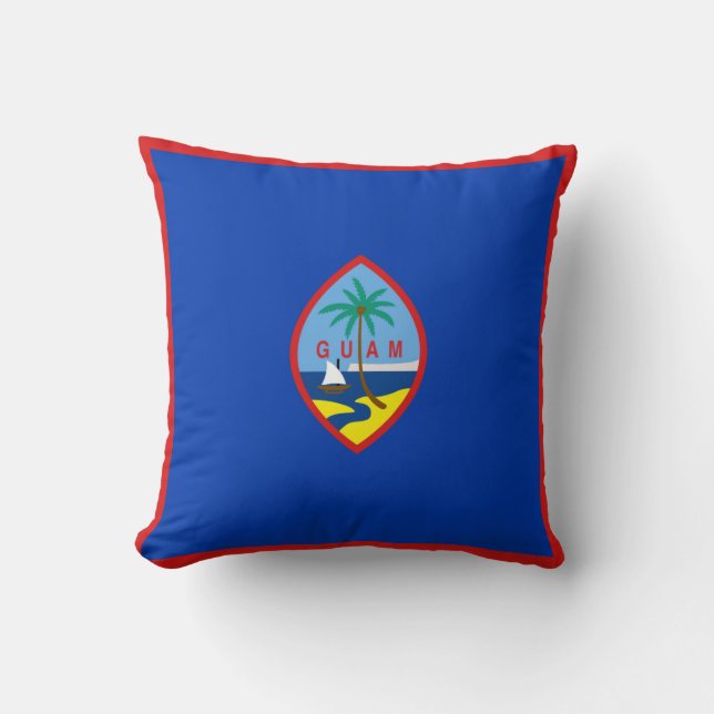 Guam Flagga x Flaggkudde Kudde (Framsida)
