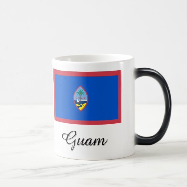 Guam flaggadesign magisk mugg (Höger)