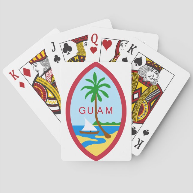 Guam förseglar casinokort (Baksidan)