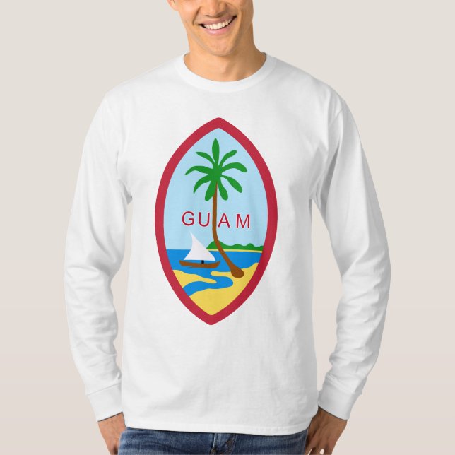 Guam förseglar GU Tee Shirt (Framsida)