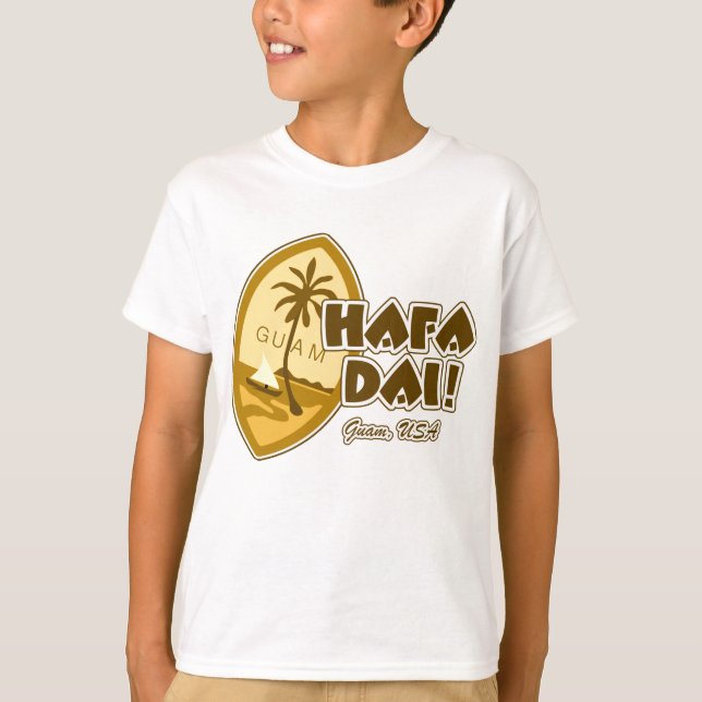 Guam Hafa Dai T-shirt (Framsida)