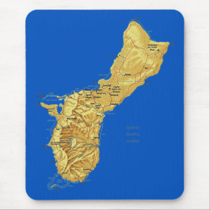 Guam karta Mousepad Musmatta