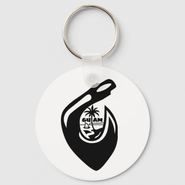 Guam krok nyckelring (Framsida)
