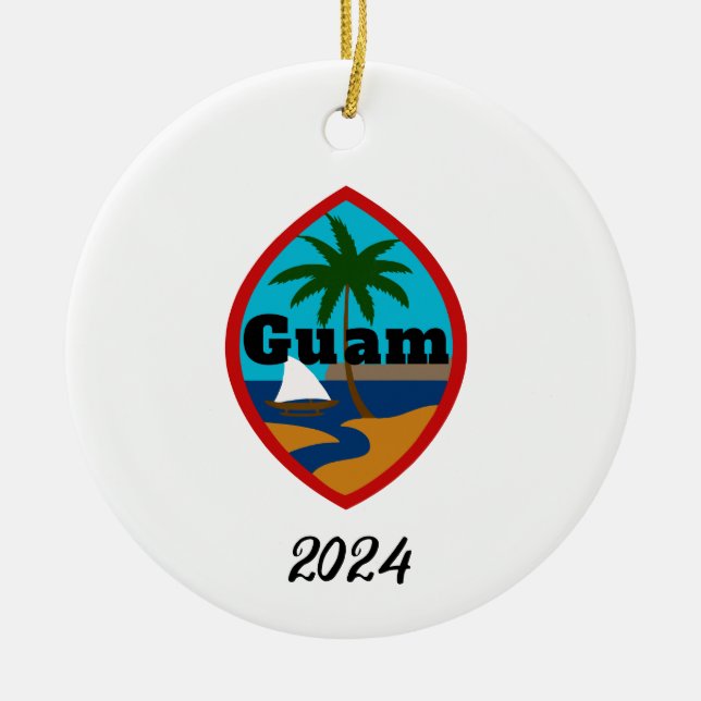 Guam Seal 2024 Ornament (Framsidan)